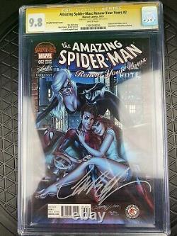 Cgc 9.8 Série Signature Amazing Spider-man Renouvelez Vos Titres #2 Jscottcampbell