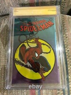 Cgc 9.8 Spider-man #1 Chrome Cover Signature Series White Pages Marvel Comics