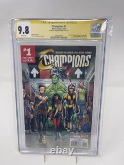 Champions #1 CGC 9.8 Série de signatures Humberto Ramos Signé Marvel 2016