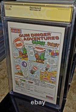 Chuck Norris Kommandos de Karaté n°3 Marvel Comics CGC 9.2 Signature Series