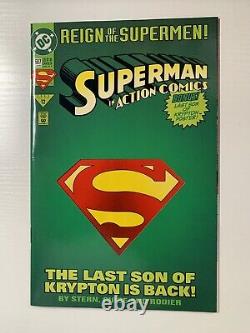 Collection Cgc Signature Series Death And Return Of Superman signée 3x Coa