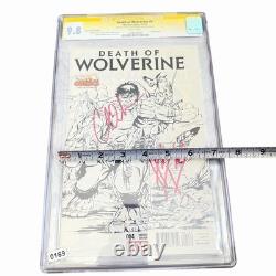 Comic book Marvel noté CGC 9,8 Signature Series Death of Wolverine #4 signé