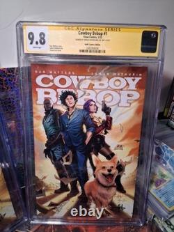 Cowboy Bebop 1 CGC 9.8 SÉRIE DE SIGNATURES Bam Comics Virgin Creees Hyunsung Lee x2