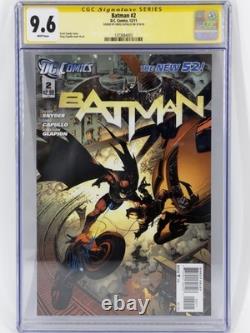 DC Comics Batman n°2 (2011) CGC 9,6 Signature Series signé Greg Capullo