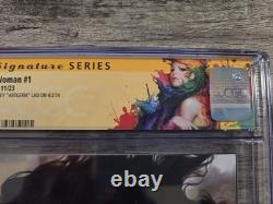 DC Comics Wonder Woman #1 Étiquette Personnalisée CGC Signature Series de Stanley Artgerm Lau