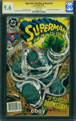 DC Superman L’Homme d’Acier n°18 CGC 9,6 Signature Series 1992
