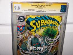 DC Superman L’Homme d’Acier n°18 CGC 9,6 Signature Series 1992
