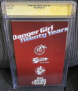 Danger Girl Vingt Ans #nn Cgc Ss 9,6 Virgin Signed J. Scott Campbell