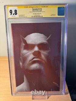 Daredevil #14 CGC Signature Series 9.8 Signé John Tyler Christopher