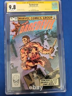 Daredevil #191 CGC SS 9.8 Signé Frank Miller Marvel 1983 Bullseye