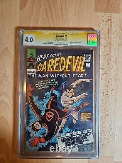 Daredevil #7 CGC Signature Series 4.0 Signé par Stan Lee