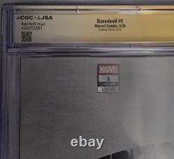 Daredevil n°1 CGC 9,6 SS signé Ryan Stegman couverture variante en foil très rare
