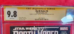 Darth Vader #6 CGC 9.8 SS, citation d'Ian McDiarmid 'Je suis le Sith' Série de signatures