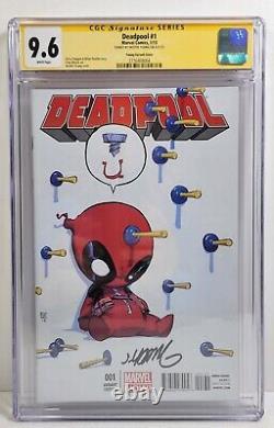 Deadpool #1 CGC 9.6 Signature Series par Skottie Young. Marvel Comics 2013