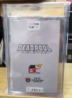 Deadpool 10 Cgc 9.6 Taco Time 2 8bit Game Variant Matthew Waite Signature Series<br/> 
 <br/>	Deadpool 10 Cgc 9.6 Taco Time 2 8bit Jeu Variant Signature de Matthew Waite