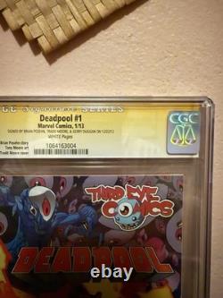 Deadpool n°1 variante Third Eye CGC 9.8 Signature Series BRIAN POSEHN AUTOGRAPHE ET PLUS