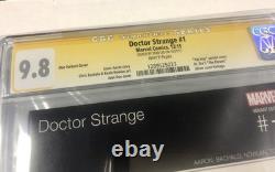 Docteur Strange #1 (2015) CGC 9.8 Signé Stan Lee Signature Series Variante HipHop