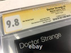 Docteur Strange #1 (2015) CGC 9.8 Signé Stan Lee Signature Series Variante HipHop