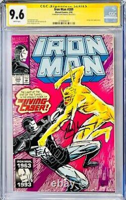 Don Cheadle Signé Cgc Signature Series Graded 9.6 Marvel Iron Man #289