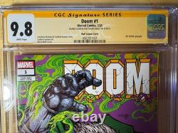 Doom #1 (2024) CGC 9.8 CGC 9.8 Signature Series Couverture variante Wolf avec croquis de Thor