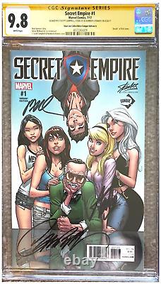 Empire Secret #1 Variante Stan Lee Campbell Ramos Cgc 9.8 Série De Signatures