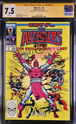 Et si. #1 7/89 Série de signatures CGC Signé et croquis par Ron Wilson CGC 7.5