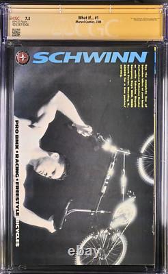 Et si. #1 7/89 Série de signatures CGC Signé et croquis par Ron Wilson CGC 7.5