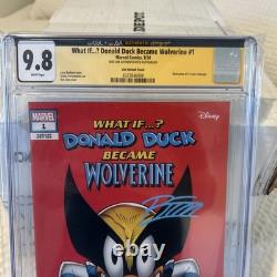 Et si Donald Duck devenait Wolverine #1 Série Signature Signée Ron Lim 9.8 CGC Et si Donald Duck devenait Wolverine #1 Série Signature Signée Ron Lim 9.8 CGC