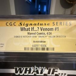 Et si Venom #1 Dessin Original Signé Smunchy CGC Signature Series 8.5