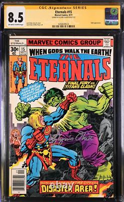 Eternals #15 9/77 Série de signatures CGC signée par Glynis Oliver CGC 8.5
