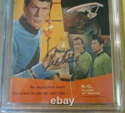 Étoile Trek #1 Gold Key 1967 Signé William Shatner Ss Cgc 4.5 Série De Signatures