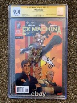 Ex Machina (2004) # 1 (cgc 9.4) Série De Signature Signifiée Par Brian K. Vaughan