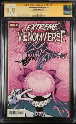 Extreme Venomverse #4 Takashi Okazaki 125 CGC 9.9 Série Signature Necroko