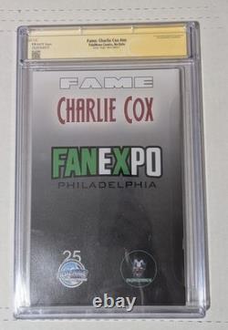 Fame Charlie Cox (6/10) CGC Signature Series 9.9 Signé & Dessin Martin Zavala