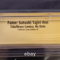 Fame Satoshi Tajiri #nn CGC 9.9 SS signé par Matt Waite – variante avec croquis IA