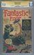 Fantastic Four #1 Cgc 2.5 Série Signature Signée Par Stan Lee 1ère App De Ff 1961