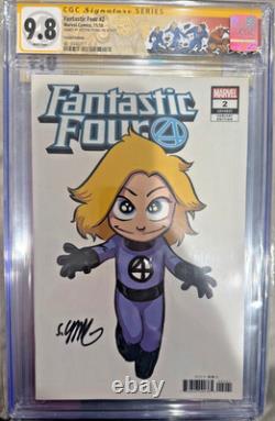 Fantastic Four #2, variante Skottie Young série signature INVISIGIRL CGC 9.8