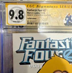 Fantastic Four #2, variante Skottie Young série signature INVISIGIRL CGC 9.8
