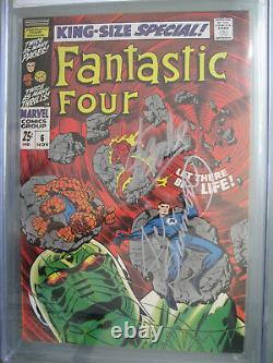Fantastic Four Annual #6 Cgc 9.4 Ss Signé Stan Lee & Sinnott 1er Annihilus