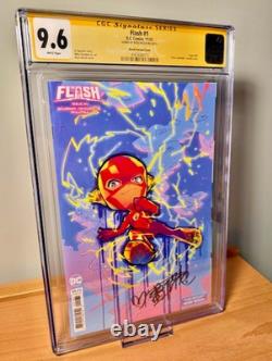Flash #1 CGC 9.6 Série de signatures signée par Rose Besch (Variante Artiste)