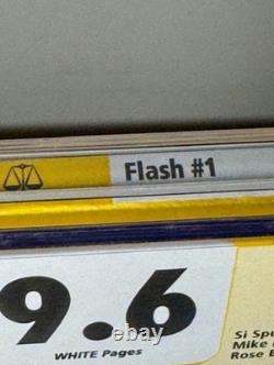 Flash #1 CGC 9.6 Série de signatures signée par Rose Besch (Variante Artiste)