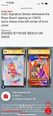 Flash #1 CGC 9.6 Série de signatures signée par Rose Besch (Variante Artiste)