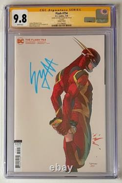 Flash #754. Cgc Ss 9.8. Signé Ezra Miller. Jla Ligue de Justice.