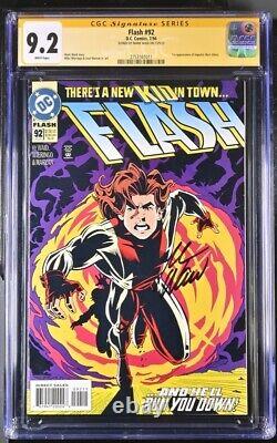 Flash #92 DC Comics CGC Signature Series 9.2 Signé par Mark Waid
