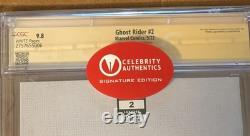 GHOST RIDER n°2 CGC 9.8 SS signé par Nicolas Cage, Celebrity Authentics Holo #
