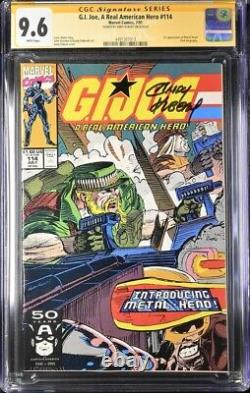 GI Joe #114 CGC 9.6 Série de signature d'Andy Kubert 1991 ARAH Vrai Héros Américain