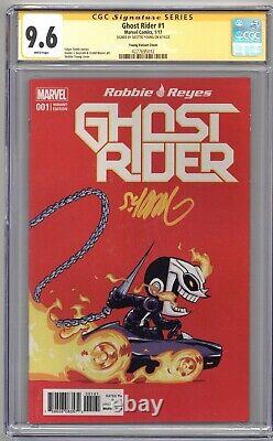 Ghost Rider #1 (2017) CGC 9.6 NM+ Série Signature Signée par Skottie Young