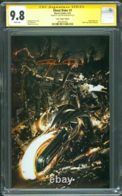 Ghost Rider 1 CGC 9.8 SS Clayton Crain Édition Virgin Variante 4/22