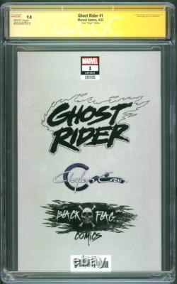 Ghost Rider 1 CGC 9.8 SS Clayton Crain Édition Virgin Variante 4/22