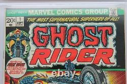Ghost Rider #1 Fn/vf 7.0 (marvel) Série De Signatures De La Ccg Signée Stan Lee